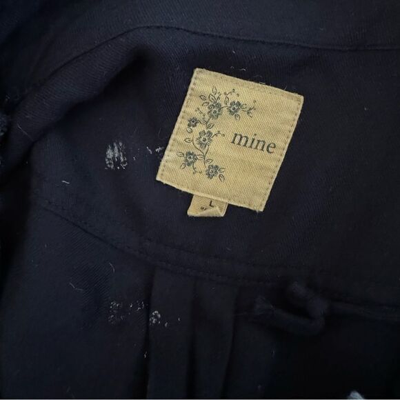 MINE Black Zip-Up Lightweight Jacket - Juniors Size L - Picture 7 of 8